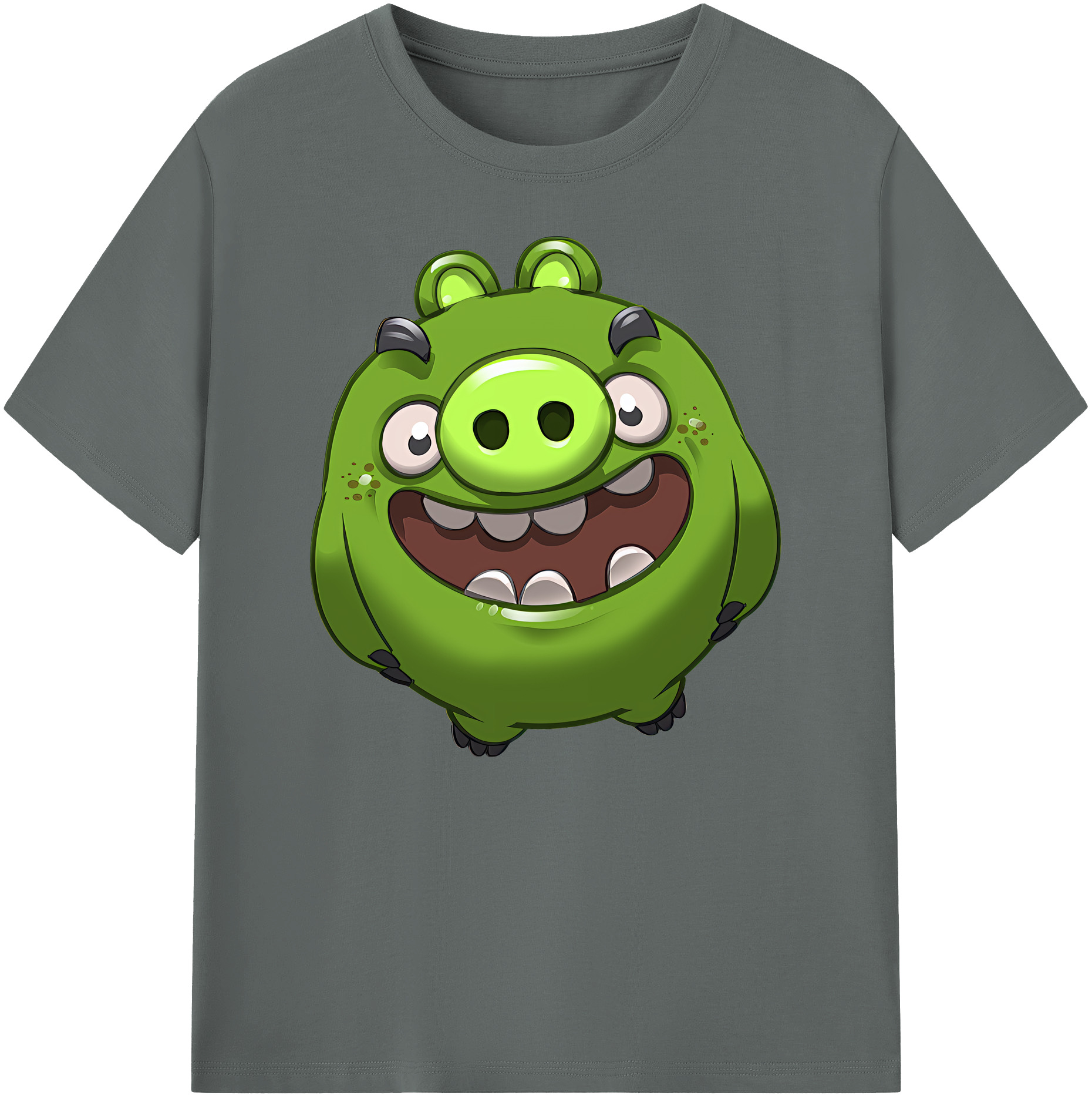 （画像用） Angry Birds アングリーバード 綿100％ メンズ半袖Tシャツ｜肌触りやわらか＆通気性